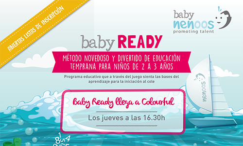 Taller Baby Ready para niños de 2 a 3 años